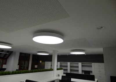 Maatwerk interieur - kantoorinrichting - plafond